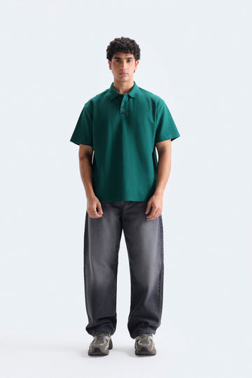 Knitted Polo Shirt