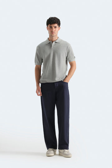 Textured Polo Shirt