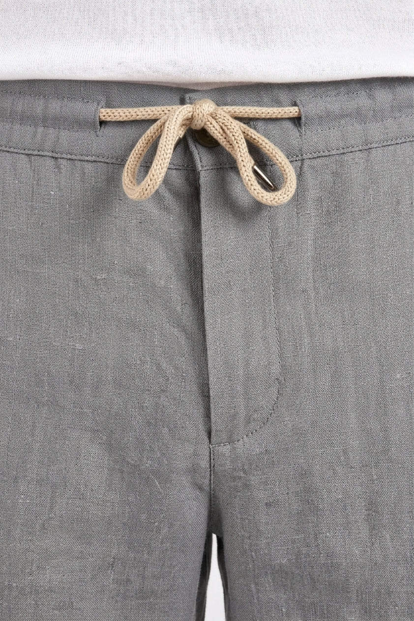 Graue Drawstring-Hose