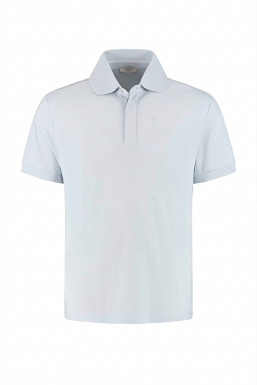 Hellblaues Poloshirt