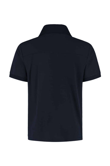 Dunkelblaues Poloshirt