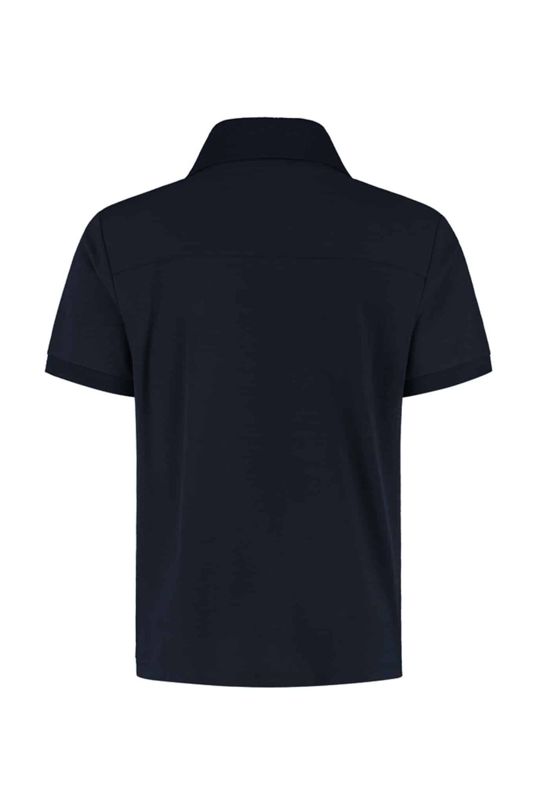 Dunkelblaues Poloshirt