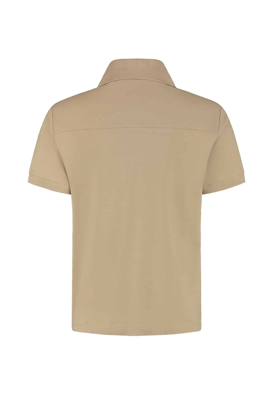Sandfarbenes Poloshirt
