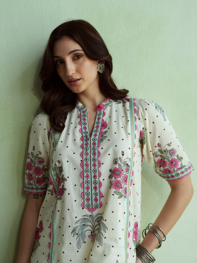 Cream Polka 2PC