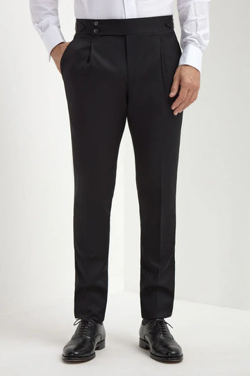 Schwarze Tuxedo Hose