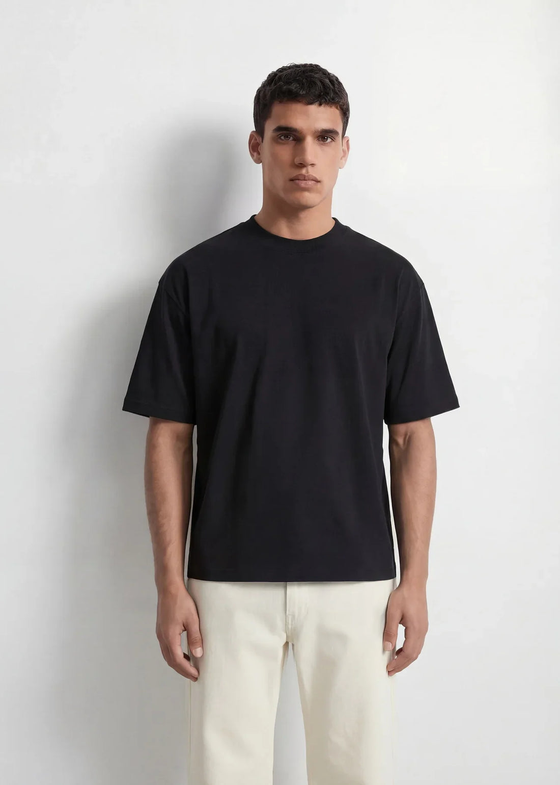 Schwarzes Oversize T-Shirt