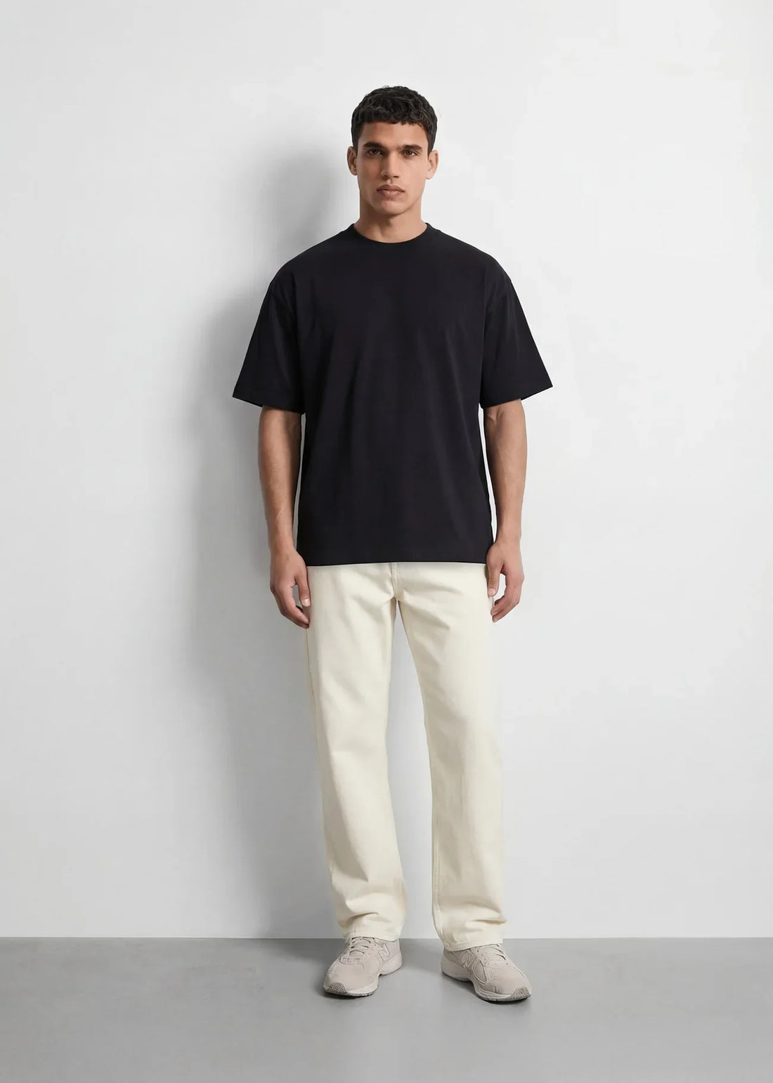 Schwarzes Oversize T-Shirt