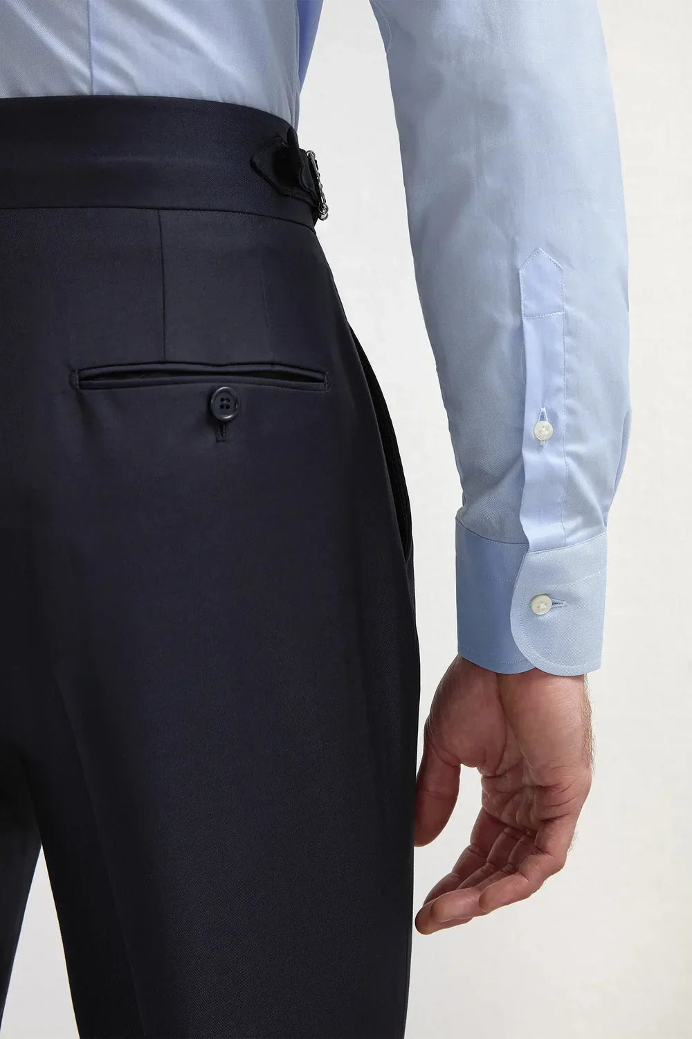 Dunkelblaue Gurkha Hose