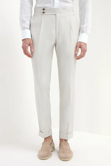 Beige Gurkha Hose