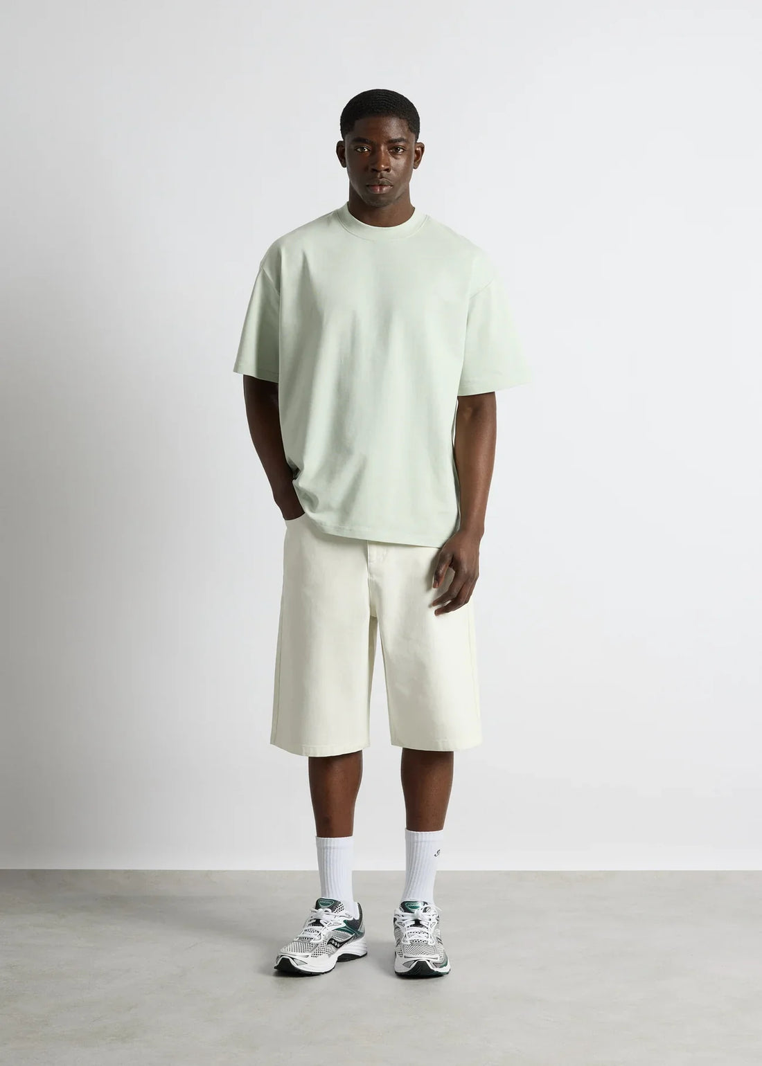 Mintfarbenes Oversize T-Shirt