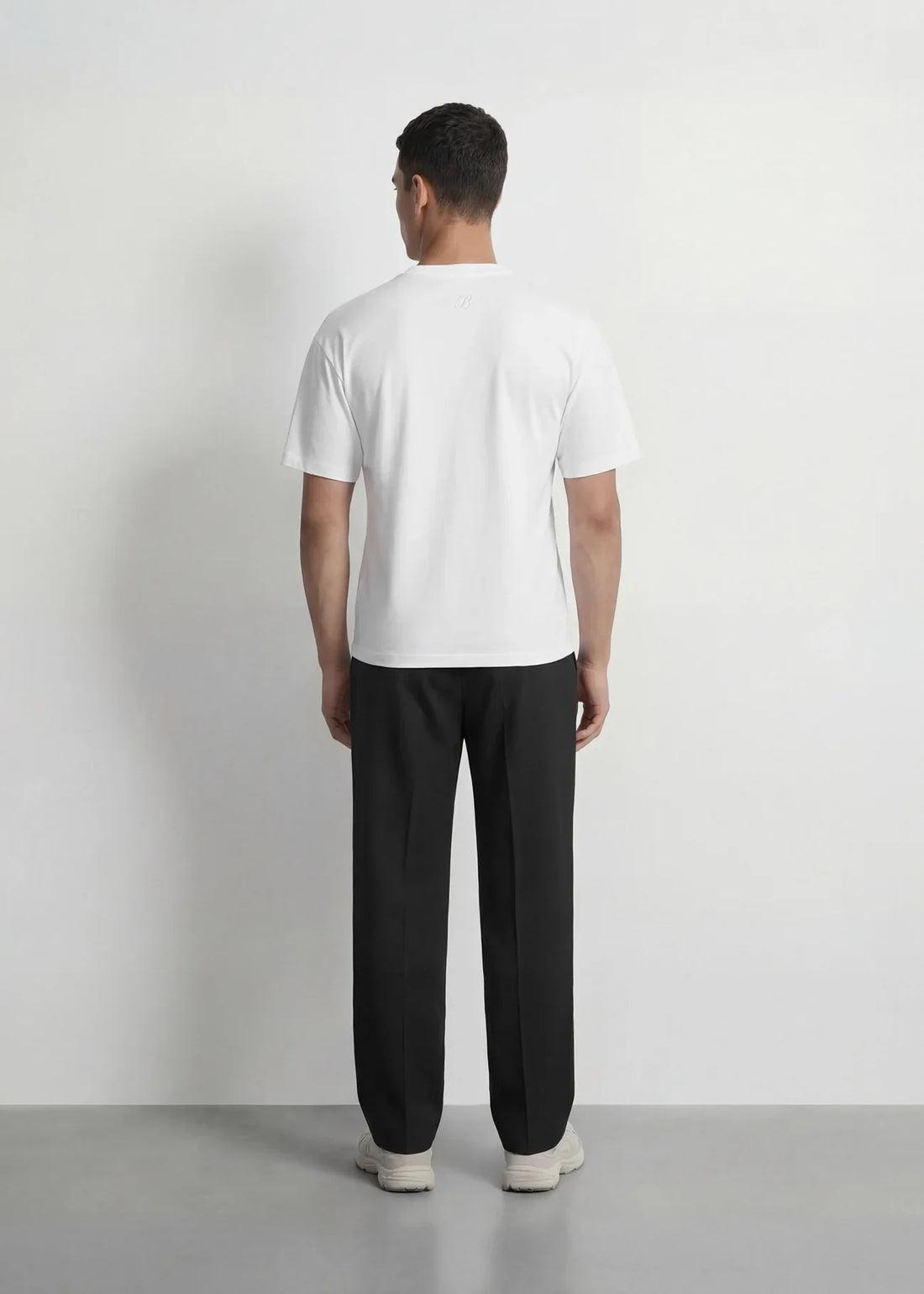 Weißes Regular Fit T-Shirt