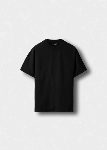 Schwarzes Regular Fit T-Shirt