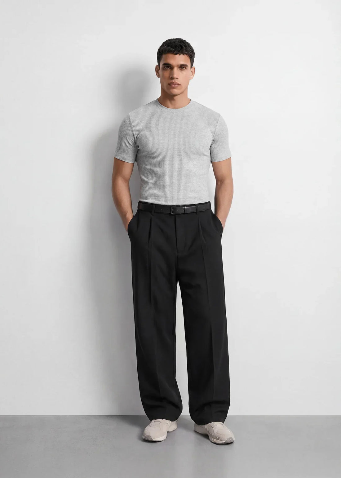 Ash Grey Slim Fit T-Shirt